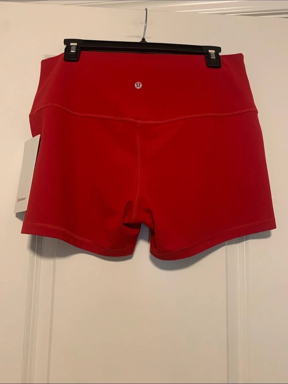 Lululemon 'Dark Red' Align 4in Shorts - Size 14